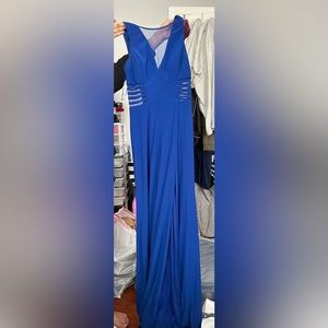 Blue prom dress
